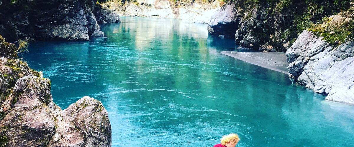 The water at Hokitika Gorge looks as if it has been dyed this gorgeous blue. Winter is a perfect time to go to New Zealand you have so many amazing places all to yourself.
#newzealand #nature