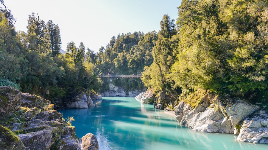 Hokitika gorge in New Zealand Southland