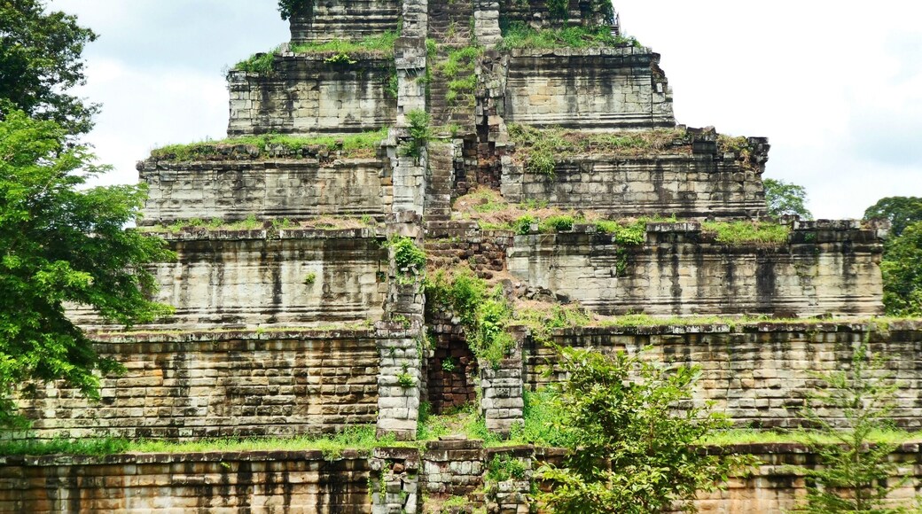 Prasat Thom. The centerpiece of the Koh Ker Temple group. Climb to the top on a modern staircase for beautiful jungle views, then have lunch at the local spot nearby.