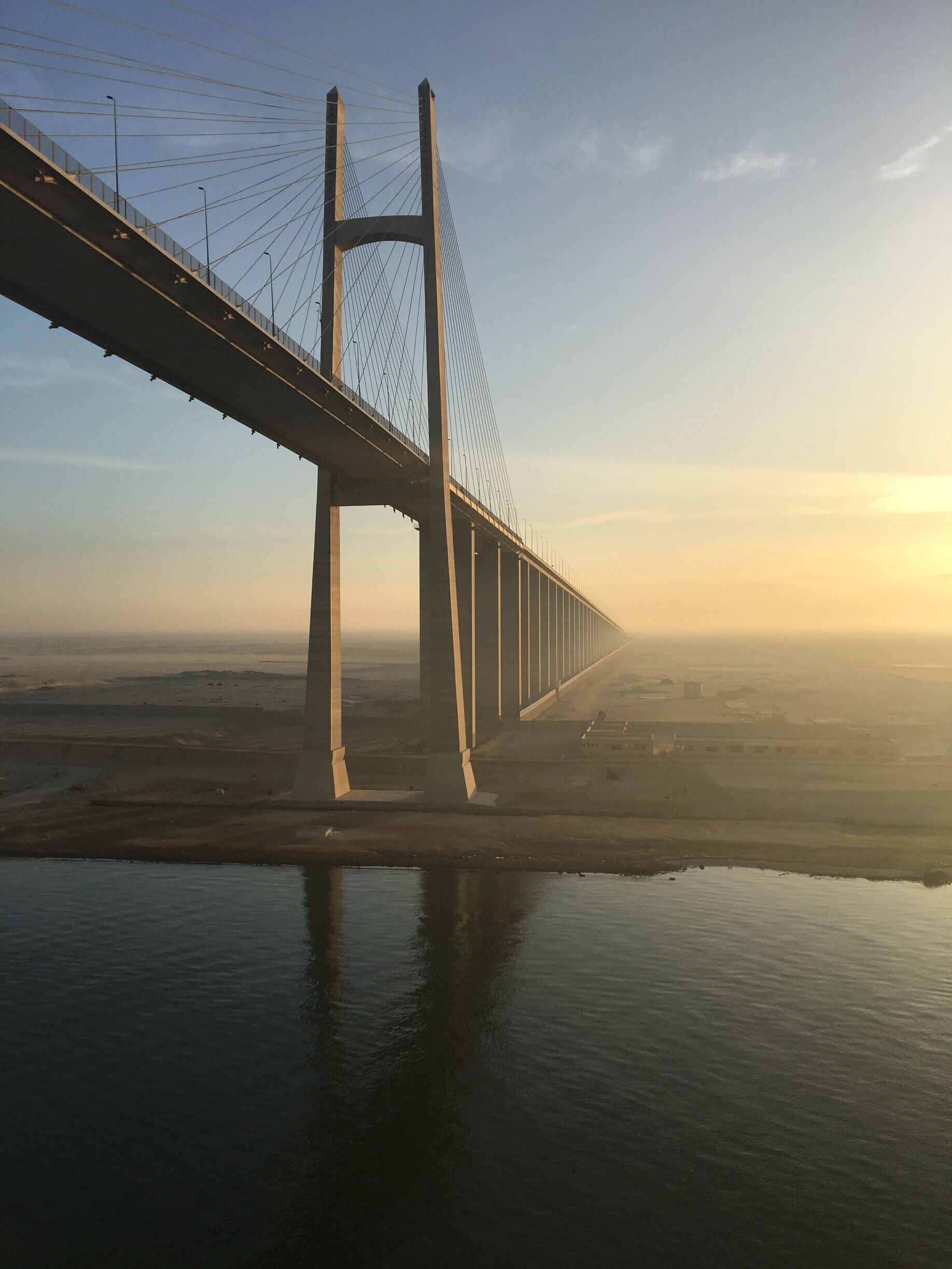 Amazing bridge over the Suez Canal from Egypt to the Sinai.... #lifeatexpedia