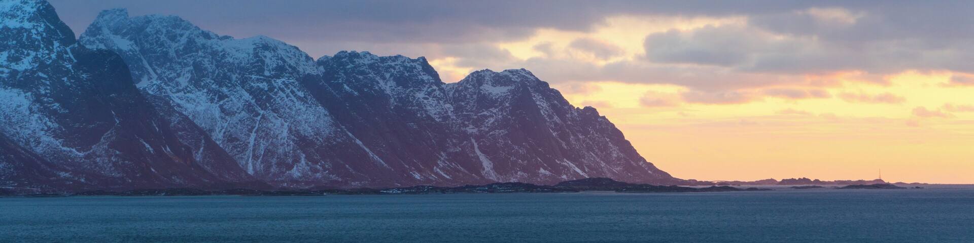 We abandoned our plans to explore the northwest side of the islands this day when the Arctic Sun rose and hovered just above the horizon for the next 2.5 hours. Instead we just drove the coast on a aimless adventure following the light. Lofoten is a magical place. #BVSquad #BVSBlue