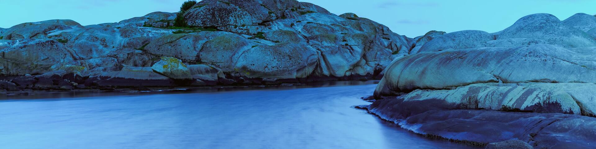 Verdens Ende w Parku Narodowym Færder w Norwegii