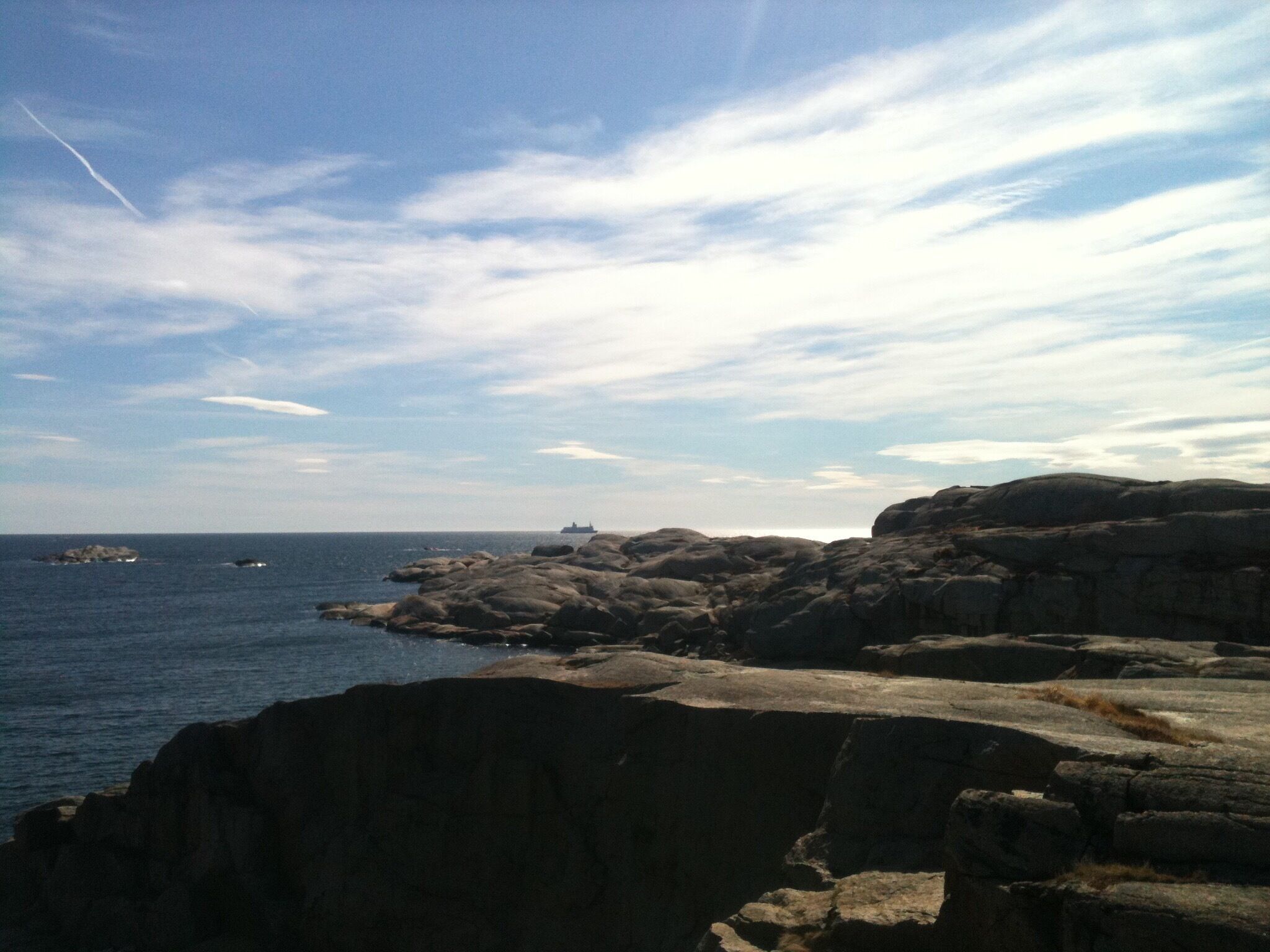 The beautiful coast line at Verdens Ende
