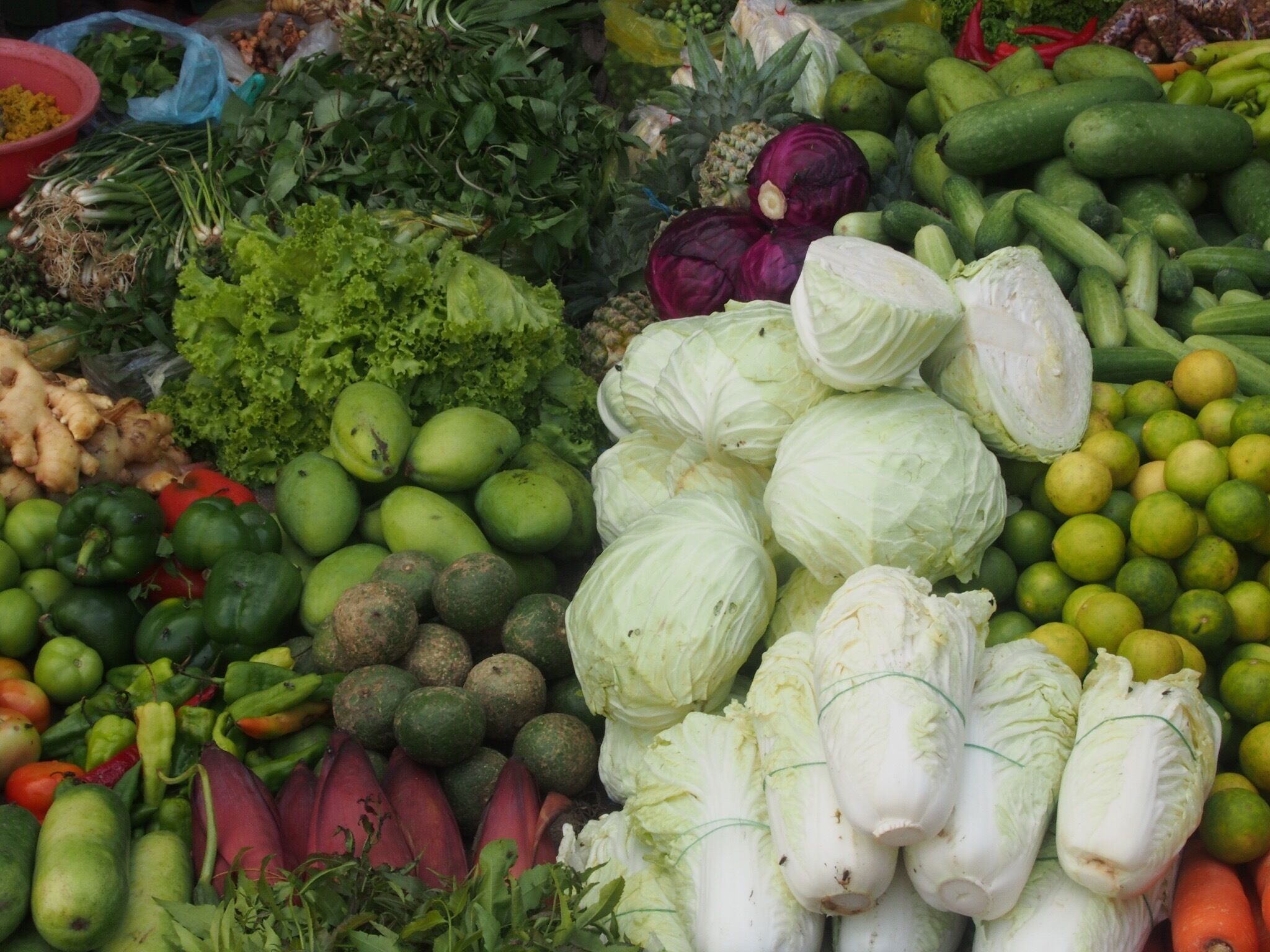 At the market at Battambang. #green