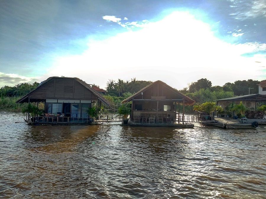 The luxurious private suite on the river Mekong in #PhnomPenh was our home for one night. 
#EatTravelLiveRepeat #Cambodia #ETLRWithArnav