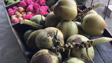 The roadside service station at Kampong Svay Cambodia has a great selection of fresh fruit for your onward journey #trovember