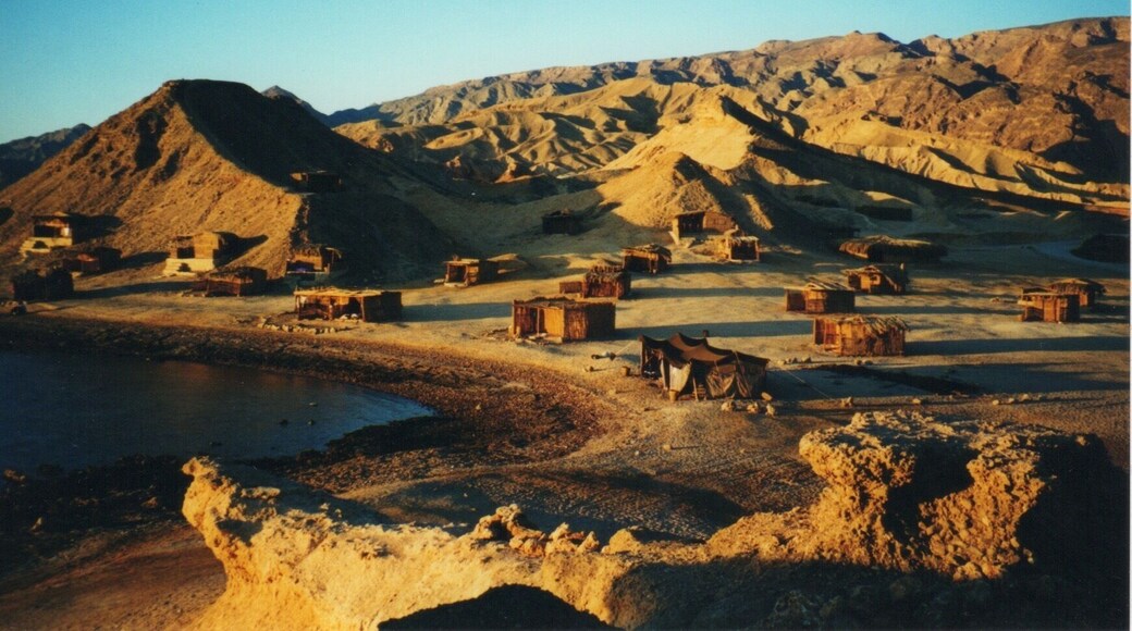 Winter sunrise over Ras a Satan beach camp along the Sinai Peninsula, Egypt. One of the most peaceful places I have ever been. Also where I learned to love my still favorite breakfast of omelette, cucumber & tomato salad and fresh bread with jam.