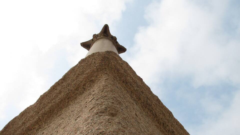 Pompey's Pillar. Ancient #architecture