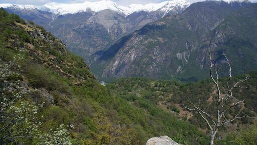 Blick vom Salmone nach Norden.