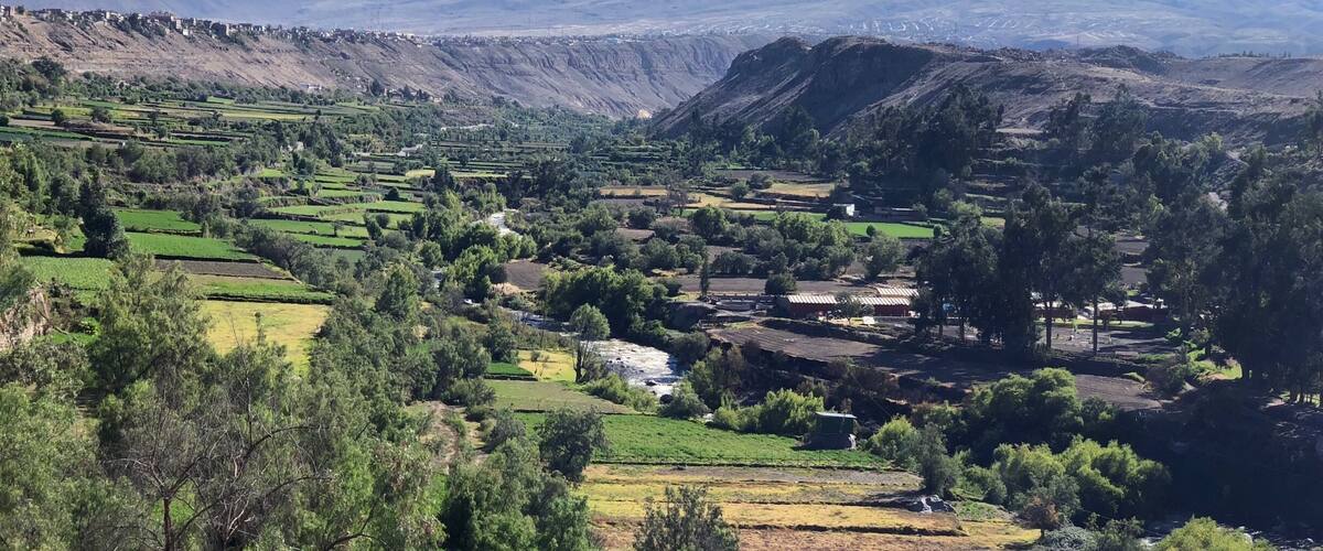 Lookout point. Chachani volcano