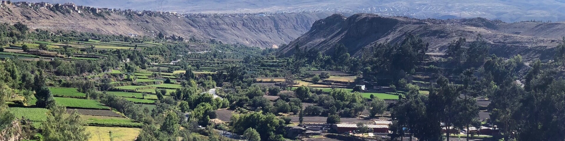 Lookout point. Chachani volcano