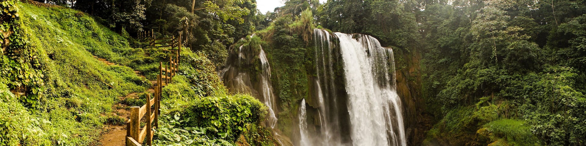 Pulhapanzak Waterfall in Honduras.