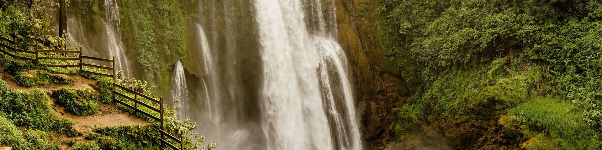 Pulhapanzak Waterfall in Honduras.