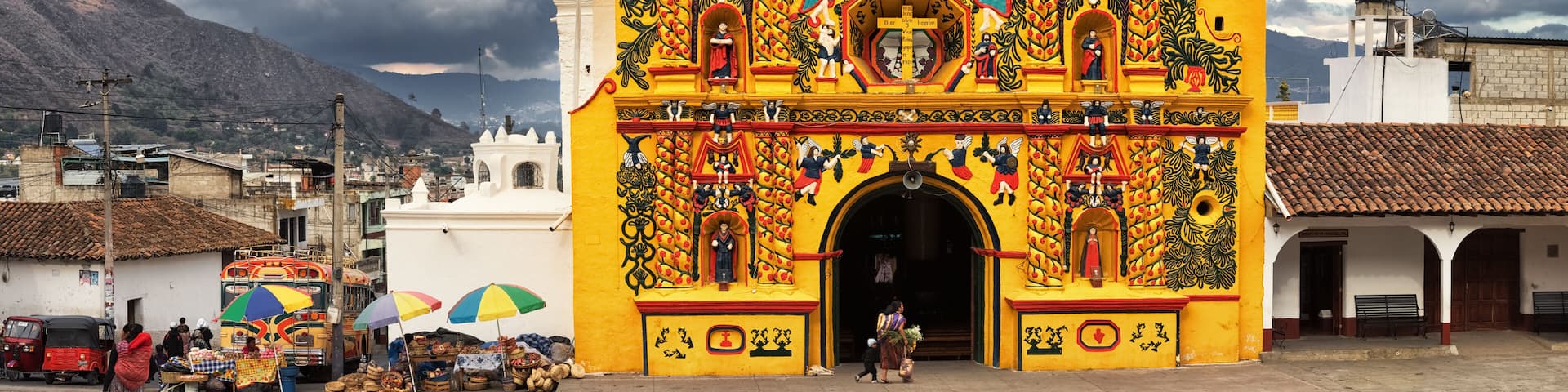 San Andrés Xecul, Catholic Church, Guatemala