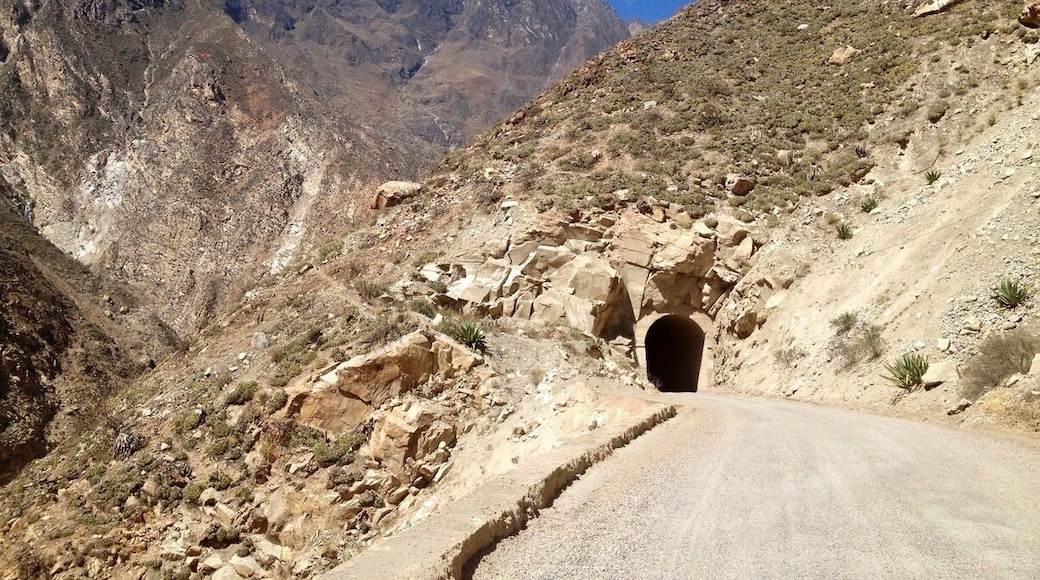 Really beautiful bike ride from Caraz to Huallanca. All down hill but you can easily find public transportation to take you back to Caraz.