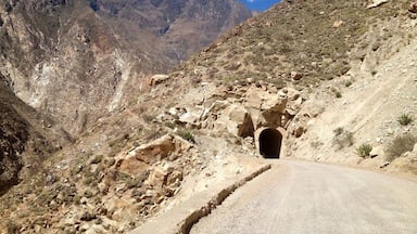 Really beautiful bike ride from Caraz to Huallanca. All down hill but you can easily find public transportation to take you back to Caraz.