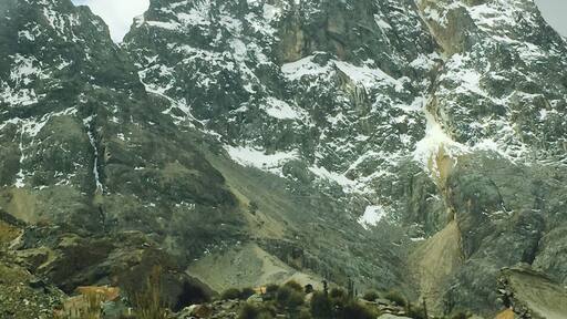 Andean mountain pass in Peru 4,818 meters high.