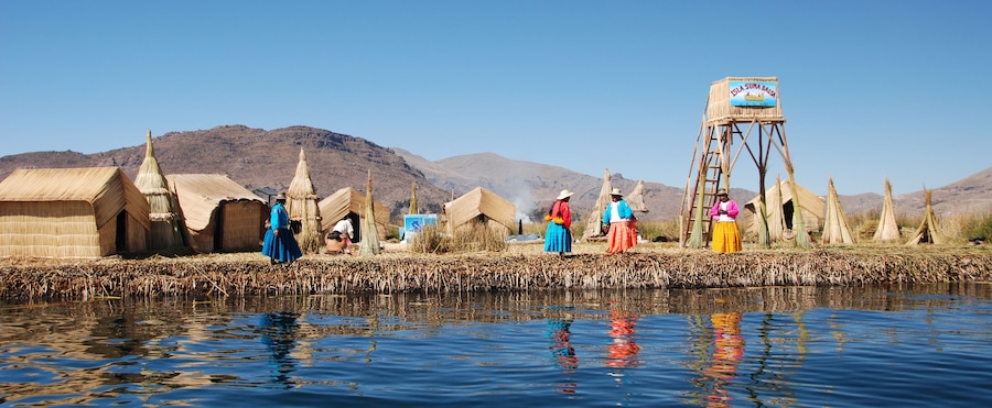 Uros Island, Lake Titicaca, Peru