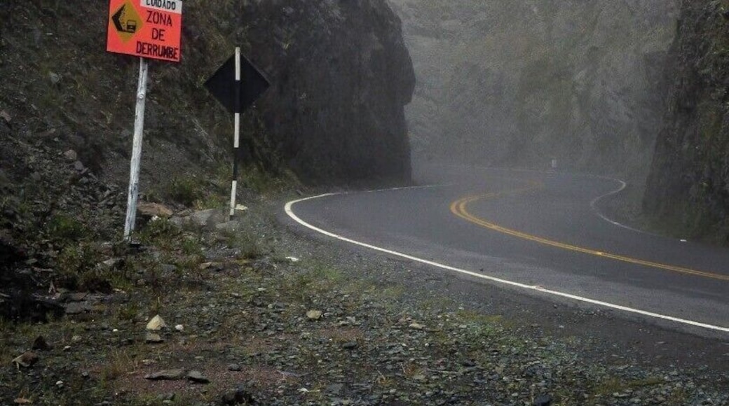 As I was biking down The Andes, on my way to Aguas Calientes, I entered this foggy and dangerous landslide area and I just HAD to take a photo of it and send it to my mom.
#TroverDetour