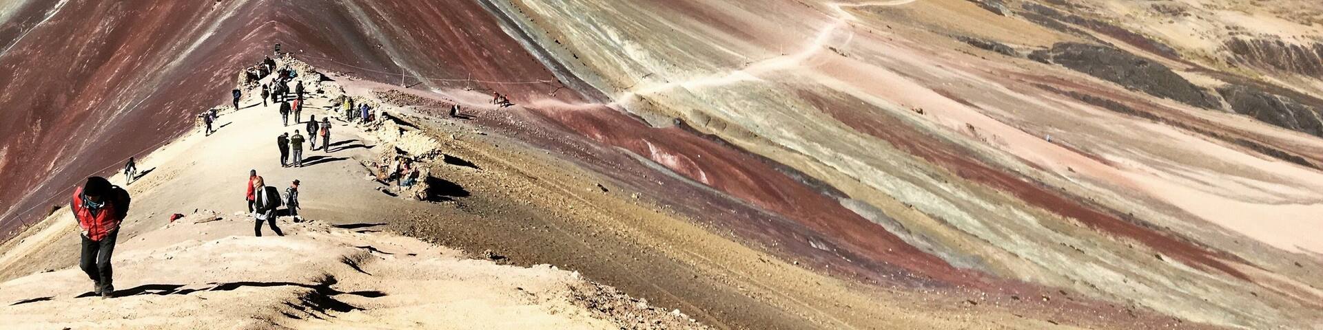 Situated 16,000 ft above sea level is the beautiful Vinicunca Mountain, also known as Rainbow Mountain. To find this beautiful, natural wonder, one must take the three hour drive from Cusco and then a two hour hike. While getting there can be time consuming, the stunning turquoise, lavender, and gold make this mountain hard to forget.
#TroveOnTuesday