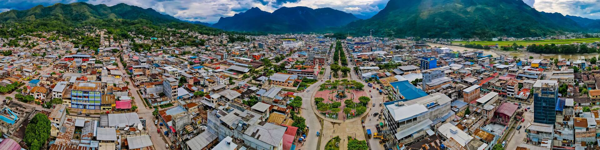 fotos aereas de tingo maria previa a la fiesta de san juan 2024
