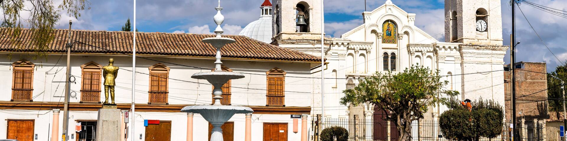 Church in Jauja, the region of Junin in Peru