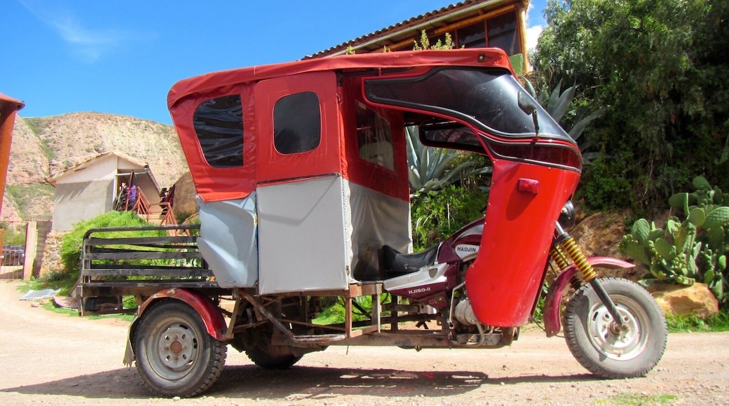 The preferred mode of transport in the sacred Valley and Cuzco is the ubiquitous tuk tuk. Turns out, families of 5 can ride in them. Safety first.