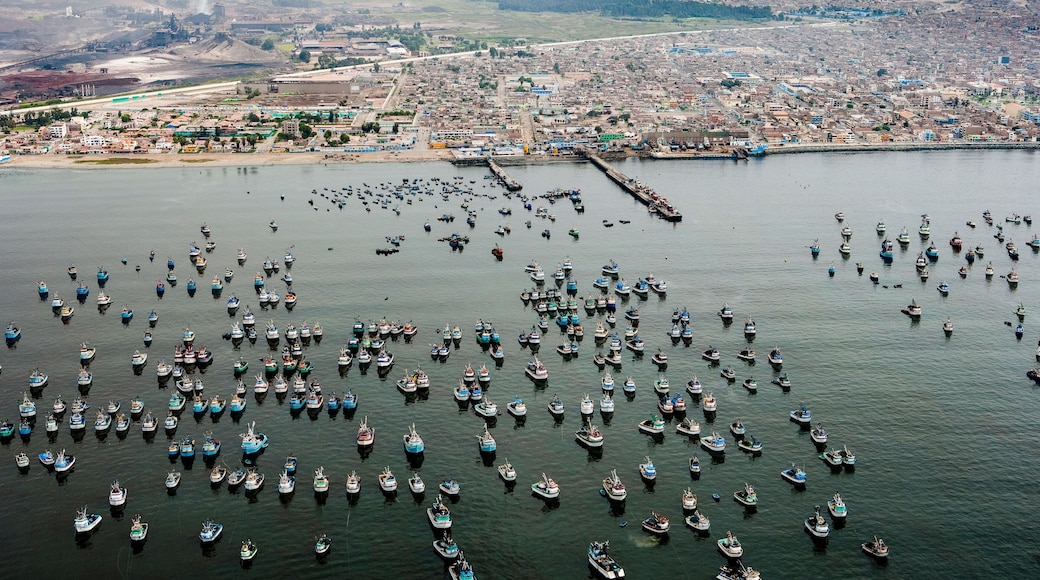 Fishing Industry and Boats Chimbote Ancash Region Peru