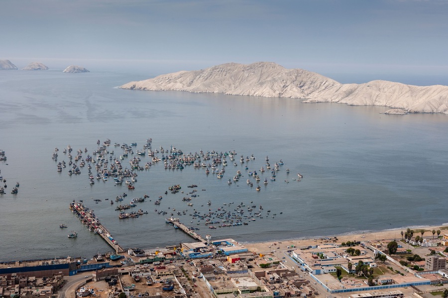 Fishing Industry and Boats Chimbote Ancash Region Peru