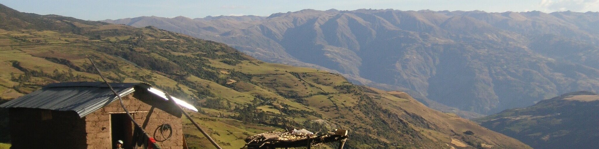 Day 1 of trek: getting close to our first camp site which will be at 3,500 m (11,545 ft)