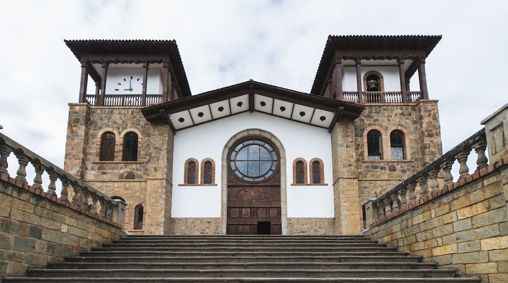 Colonial church in the city of Chacas, Ancash, in the andes of Peru.