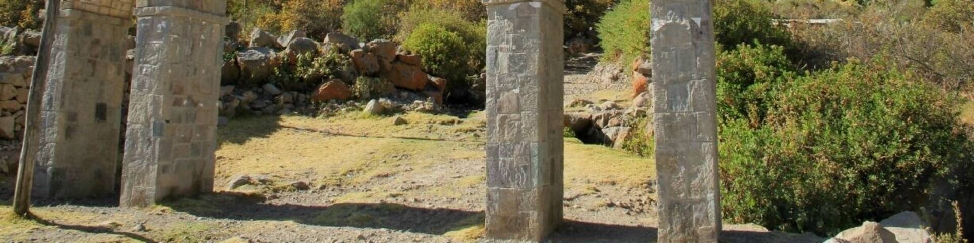Tapay is a small village in the Colca Canyon, 2900 metres above sea level. Most organised treks don't include a visit here, so if you really want to get off the beaten track, come to Tapay.
Its elevation affords some stunning views across the surrounding countryside, and if you arrive mid-afternoon (as we did) it is unlikely you will see any other locals here, let alone other tourists. Rustic, authentic, isolated, and beautifully peaceful, Tapay can easily be visited in a 2-day self-guided trek from Cabanaconde.
You can read more here:
http://galloparoundtheglobe.com/hiking-the-colca-canyon-with-a-rather-unusual-guide-part-two/
