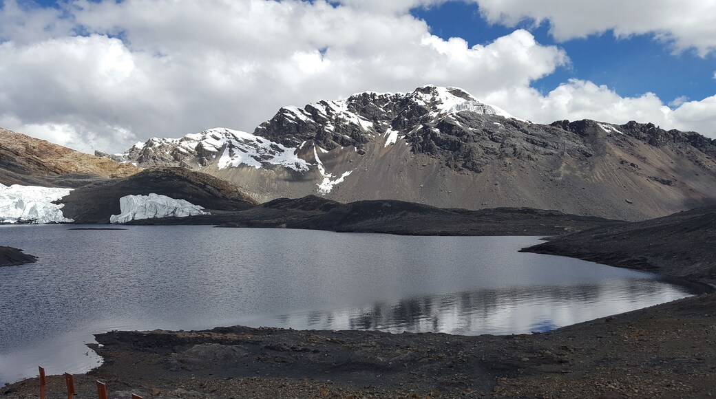 Lake by Pastoruri Glacier, Peru