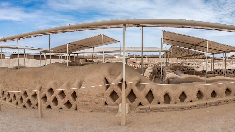 Chan Chan ruins in modern day Peru is the oldest known Pre-Colombian city in all of South America