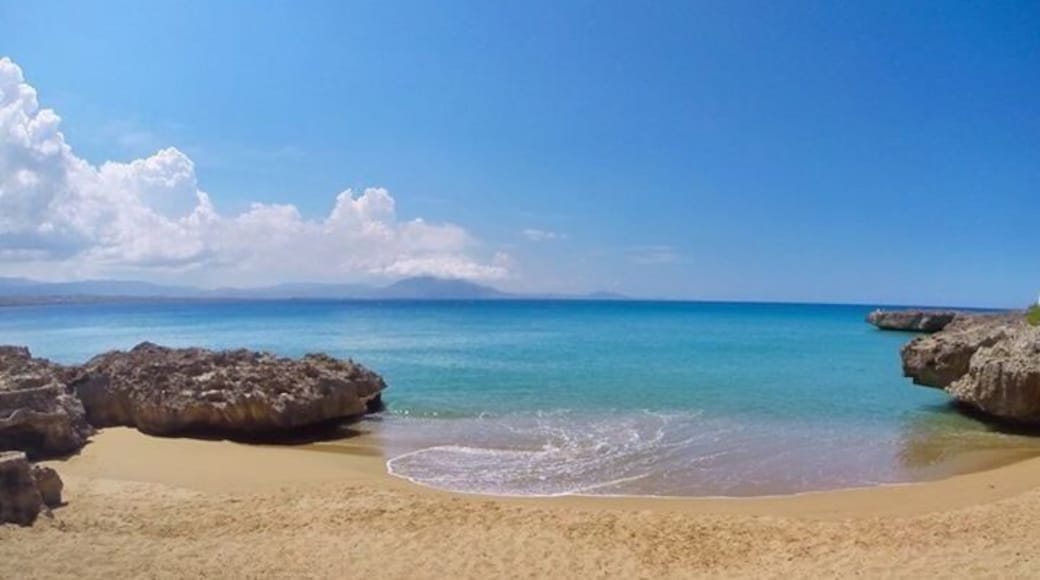 My own private beach.
Swim there twice a day everyday.