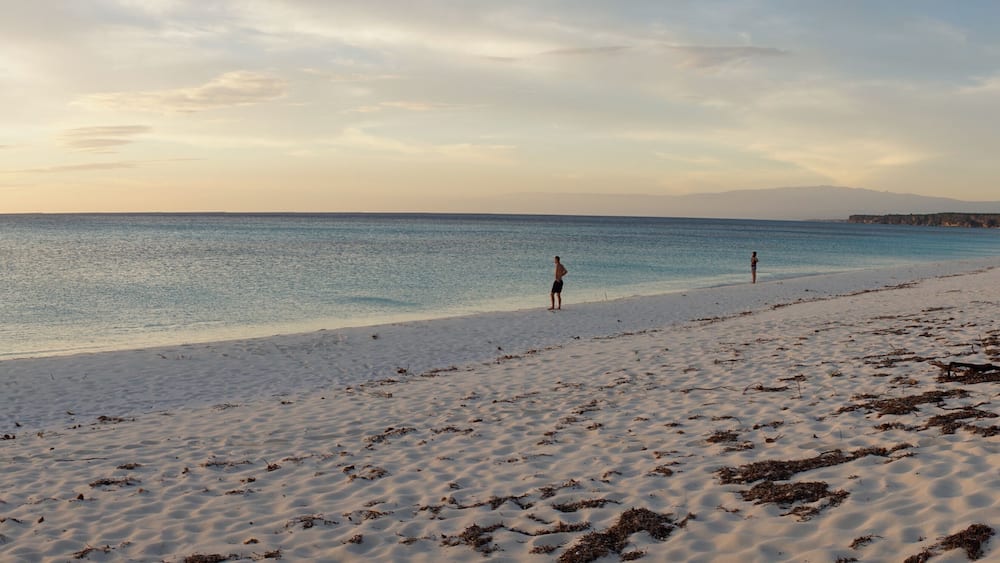 Caribbean Beach Bahia de las Aguilas in the Dominican Republic.
