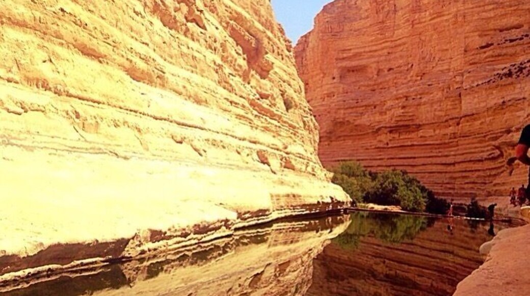 A beautiful desert hike in the Negev in Israel.