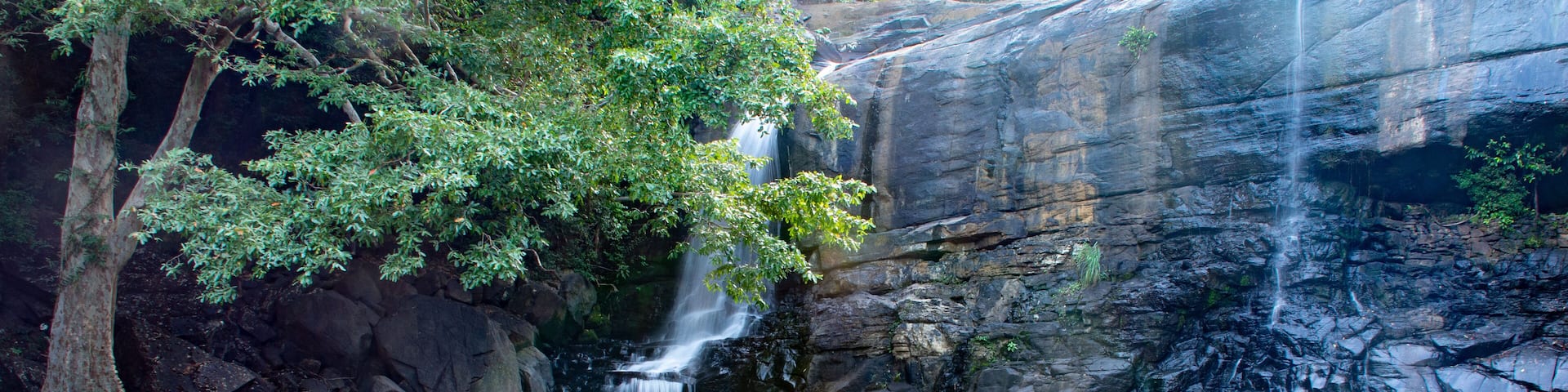 sera ella waterfall in riverston, sri lanka,situated in matale district