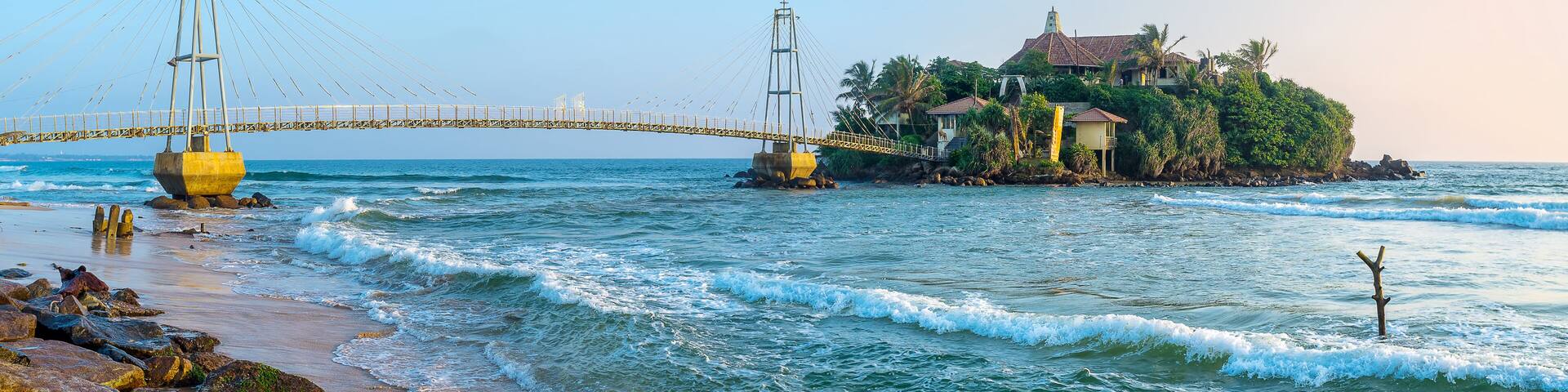 The buddhist shrine in Matara