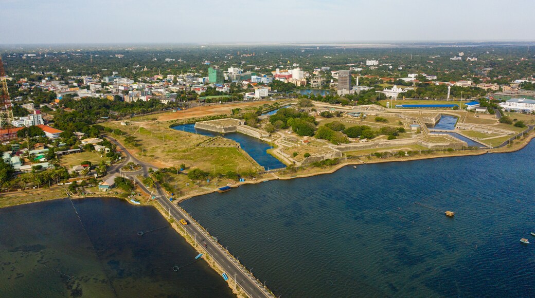 Jaffna fort, overlooking the Jaffna lagoon. Sri Lanka.