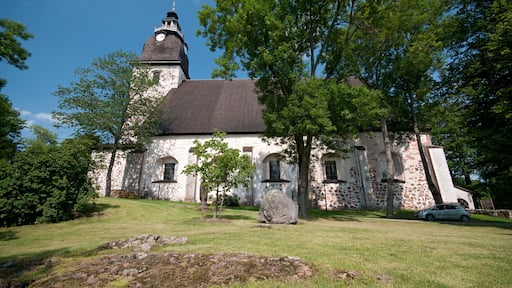 Castle and church in Turku, Finland