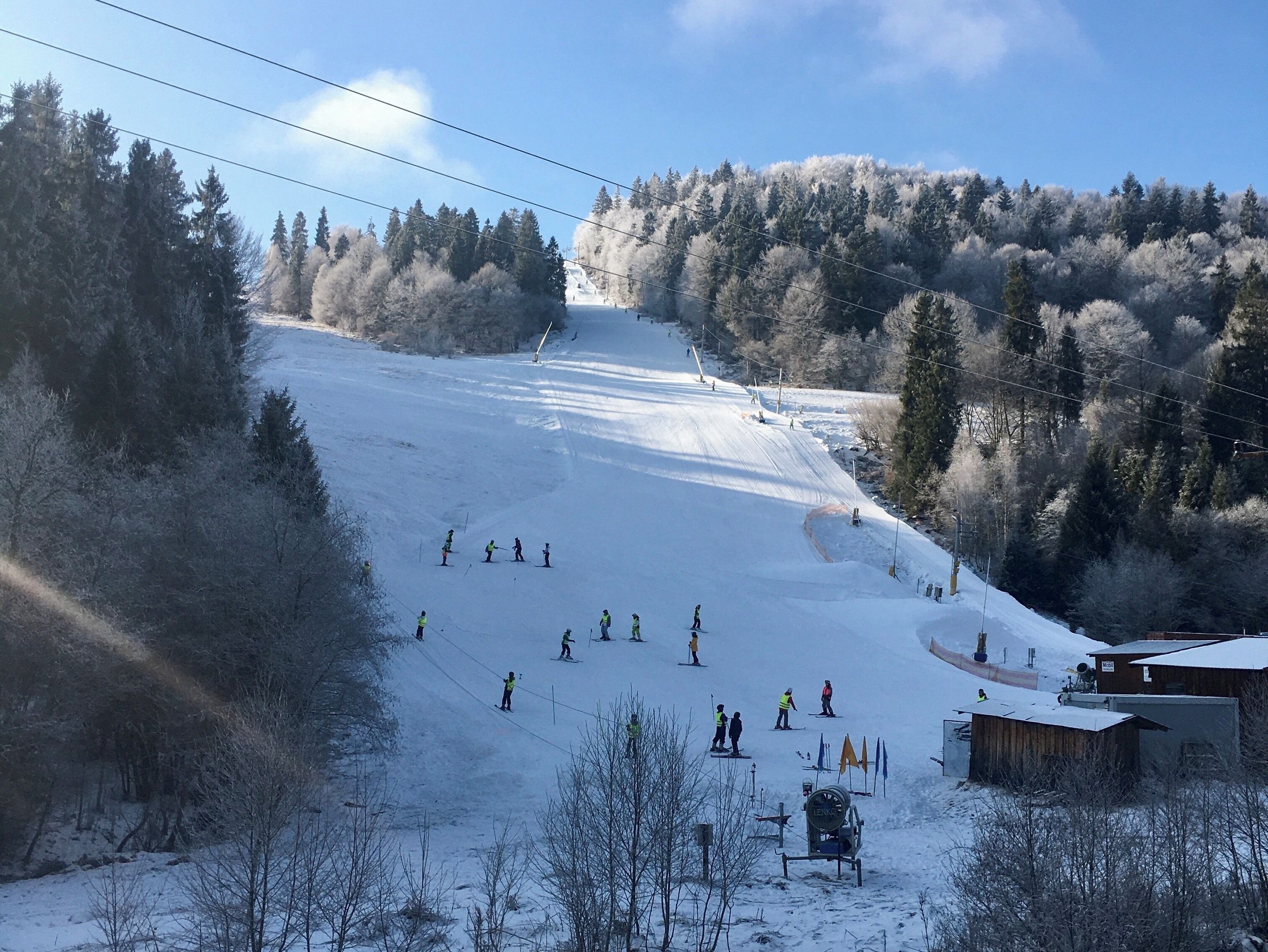 Skiing in Porac Park