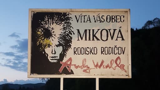 Walking around Miková , small Slovakian village, which is the ancestral village of the American artist Andy Warhol, whose parents both emigrated from Miková in the early 20th century.