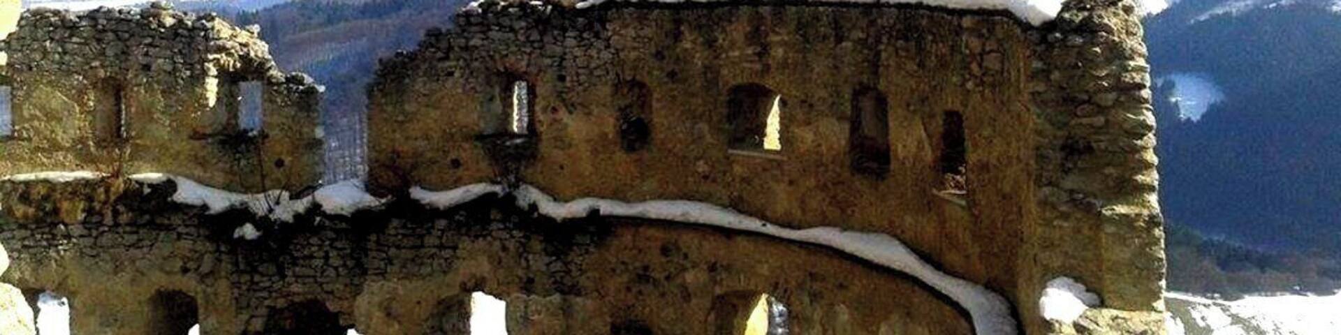 Lietava castle - ruin :) It is one of the biggest and most visited castles of Slovakia. The Castle was built at the beginning of the 14th century and its first known owner was Matúš Čák Trenčiansky. Different noble families later owned it and when the family of Thurzo died out, it fell in decay. It offers an attractive view of wide environs.