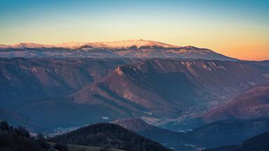 Kraľova hoľa, an iconic mountain in Low Tatras. We can see it on the horizon of this photo,. Just before it, in the middle are ruins of Muran Castle. Photo was taken from the unnamed hill in Muranska Planina National Park in Slovakia.
more on:
https://www.instagram.com/ladislavszabo_landscapes/