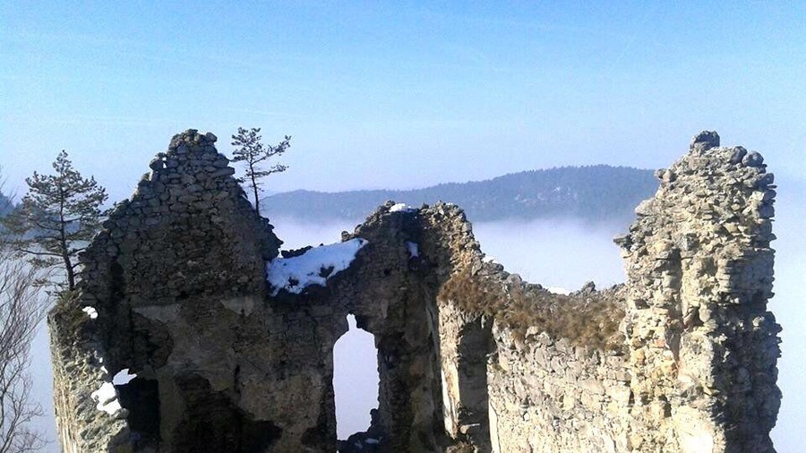 The Hričov castle
The first written reference to the Castle is from 1265.  :)
