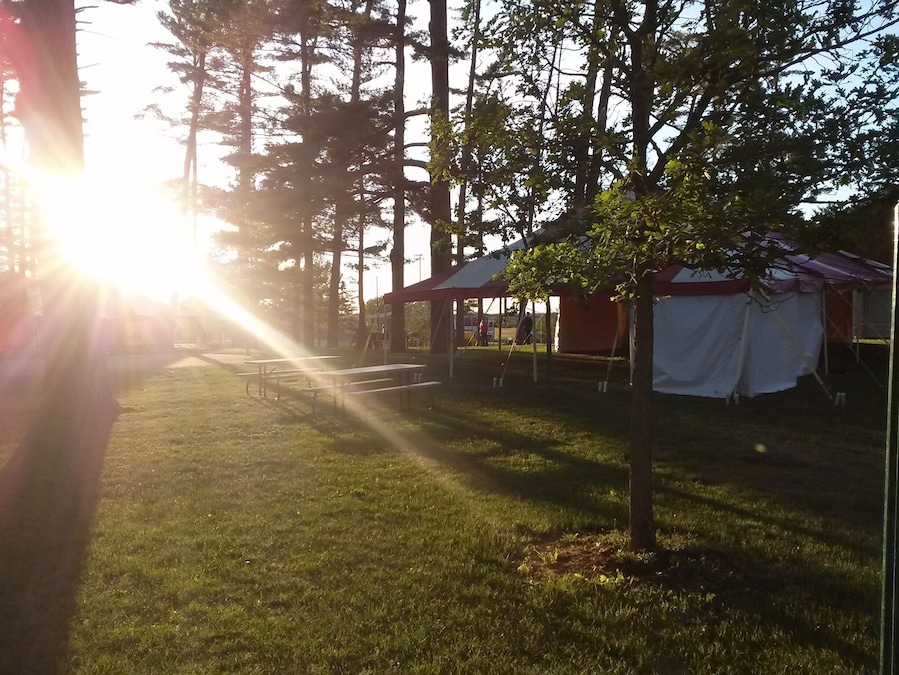 The closing of Hortonville Chocolatefest during the #goldenhour ! An awesome event, and the Vande Walles tent was THE BOMB!