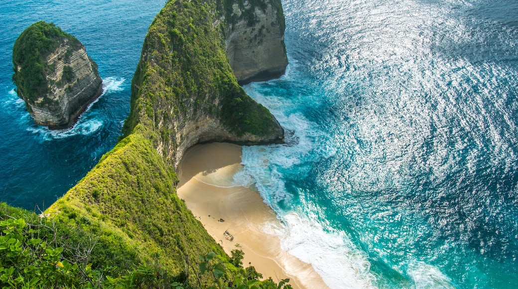 Manta Bay or Kelingking Beach on Nusa Penida Island, Bali, Indonesia
