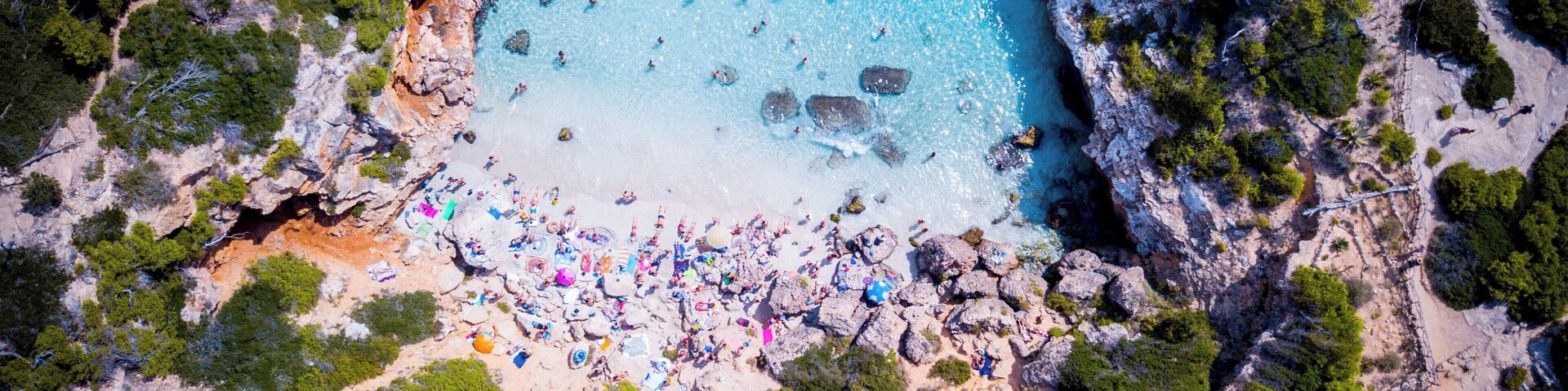 Located in the South East of Majorca, Calo d'es Moro is home to some of the clearest blue water you'll ever find. Make sure you park in a designated area to avoid a ticket. It is a bit of a hike down the water. #LifeAtExpedia #beaches