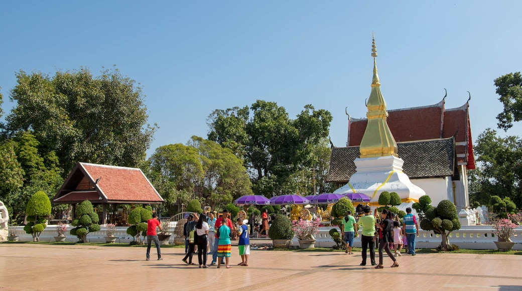 Phra That Kham Kaen,Khon Kaen,Thailand - DEC 09 2017: temple is symbols Khonkaen city,Landmark